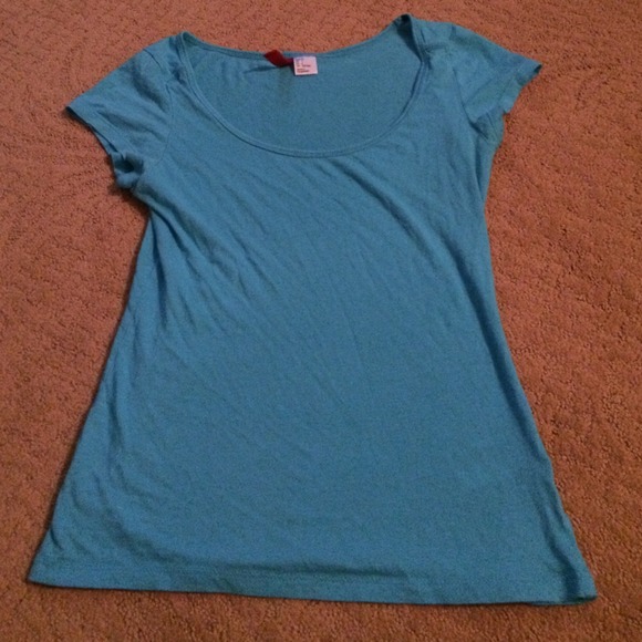Basic blue top from H&M