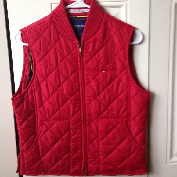 Red Tommy Hilfiger vest!