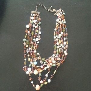 Lia Sophia Multi strand Necklace