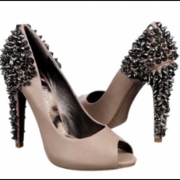 Sam Edelman Shoes - Sam Edelman Studded Spike Genuine Leather Heels