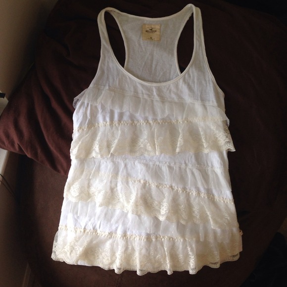 Hollister lace tank top