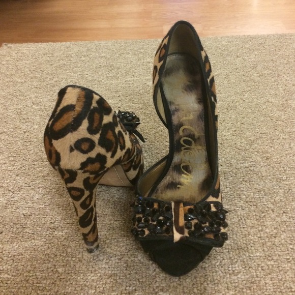 Sam Edelman Shoes - SAM EDELMAN LEOPARD PRINT PUMP