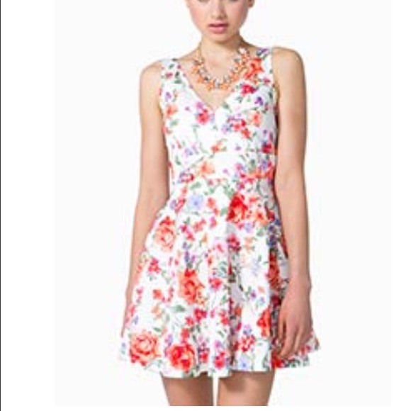 Floral Poplin dress!