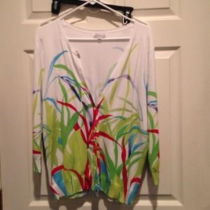 Joseph A Spring Colorful Cardigan