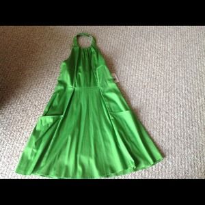 Jessica Simpson Lime Green Sun Dress Size 6