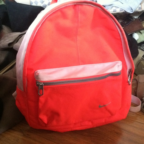 Nike pink mini backpack
