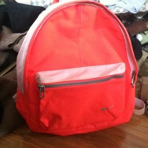 Nike pink mini backpack