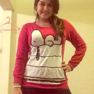 Snoopy Red Sweatshirt