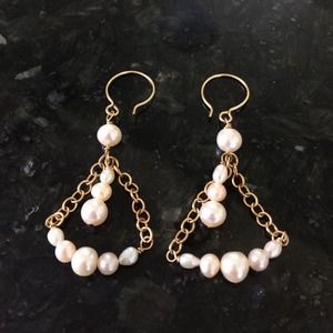 Chandelier Pearl Earrings