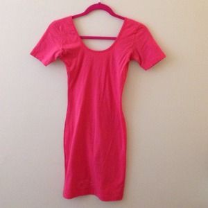 Dark pink American Apparel dress