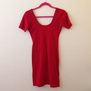 Red American Apparel dress