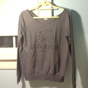 Light Purple/Grayish Bonjour Sweater