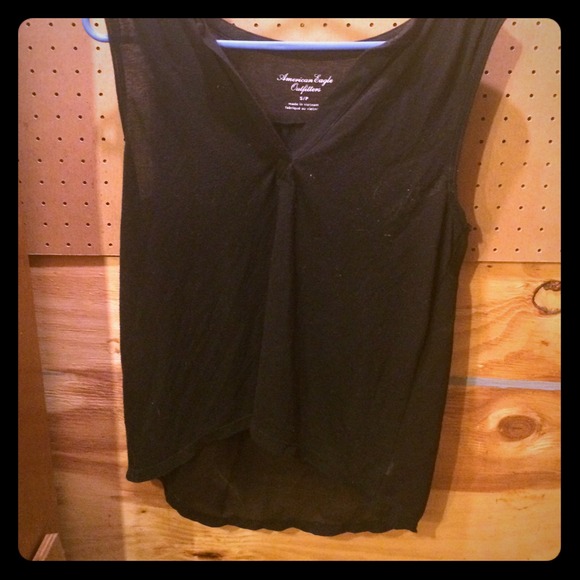 Black tank top