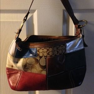 Coach multicolor handbag