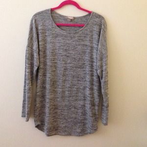 Heather grey sweater