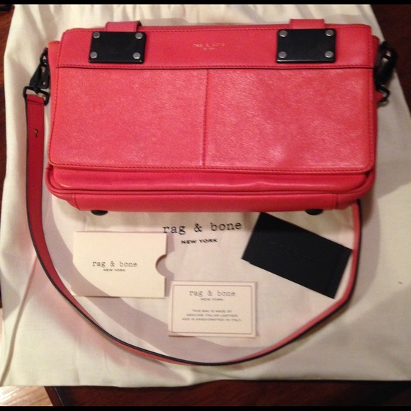 SOLD! Rag & Bone leather clutch Crossbody Org $595
