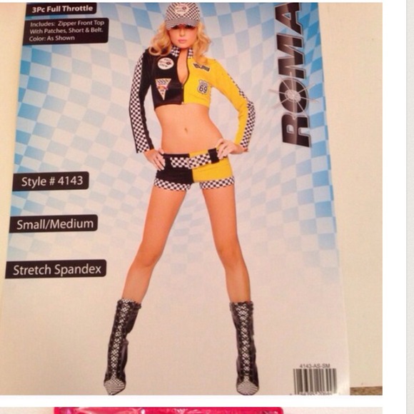 LAST ONE - Halloween Costume - Sexy Racer Girl