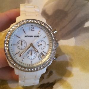 Michael Kors white watch