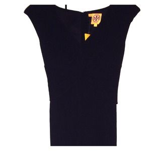 Tory Burch black crepe dress