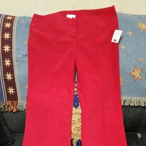 Red Charlotte Russe size 11/12 pants - brand new