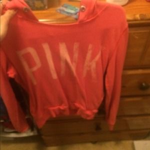 Coral and orange vs pink hoodie