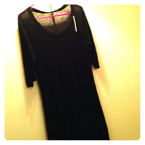 Boutique Find! Semi- Sheer 'Little Black Dress'