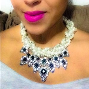 Pearl Crystal Necklace