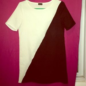 Black and white dress