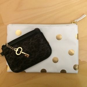 XXI makeup case & Steve Madden keychain!