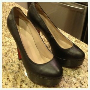 Black Louboutin Red Bottomed Heels