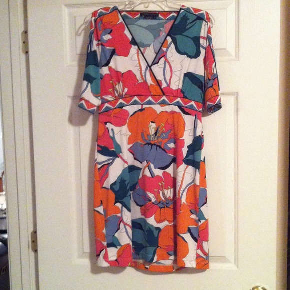 BCBG floral dress