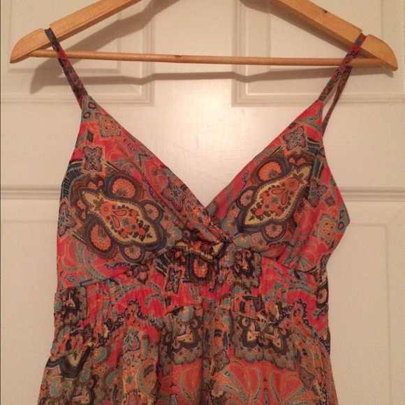 Paisley maxi dress