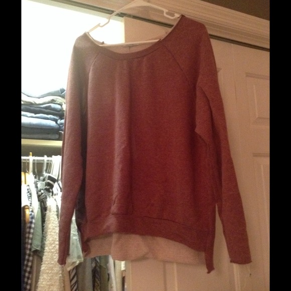 {oversize} skull cut out sweat shirt {check pics}