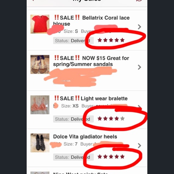 Thanks lovely Posh Ladies for the 5 stars rating!