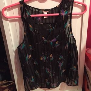 Feather sheer tank