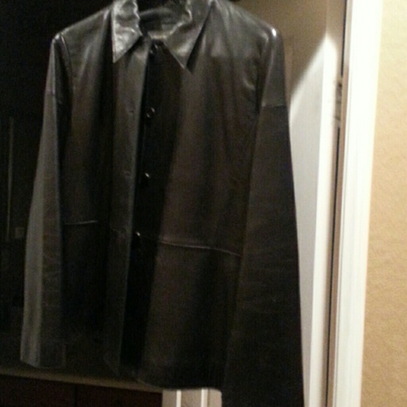 Banana Republic Beautiful Soft Leather Coat
