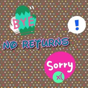 No refunds