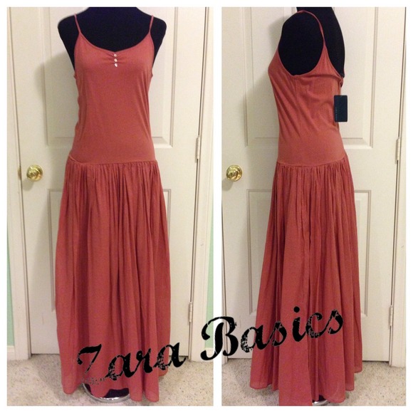 Zara Dresses & Skirts - Burnt Orange Zara Dress