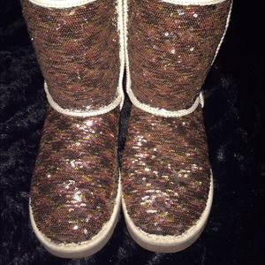 Sparkly uggs size 9