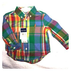 Plaid button down I have two available