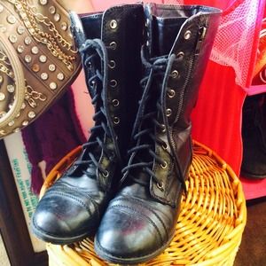 *On Hold* Black Combat Boots