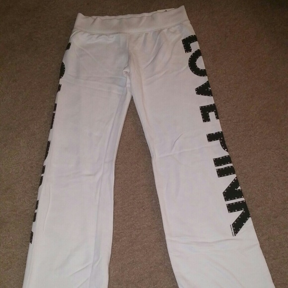 NWT Rare VS Pink bling sweatpants