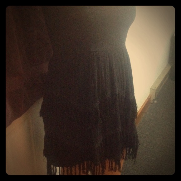Flattering black dress