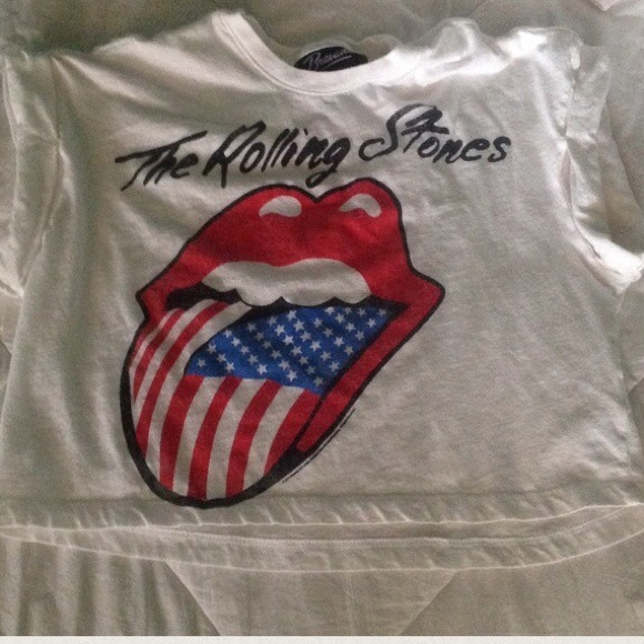 rolling stone crop top