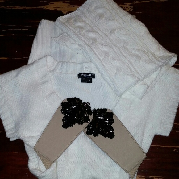 *SALE!!* Sweet Sweater Dress With Belt - Picture 4 of 4