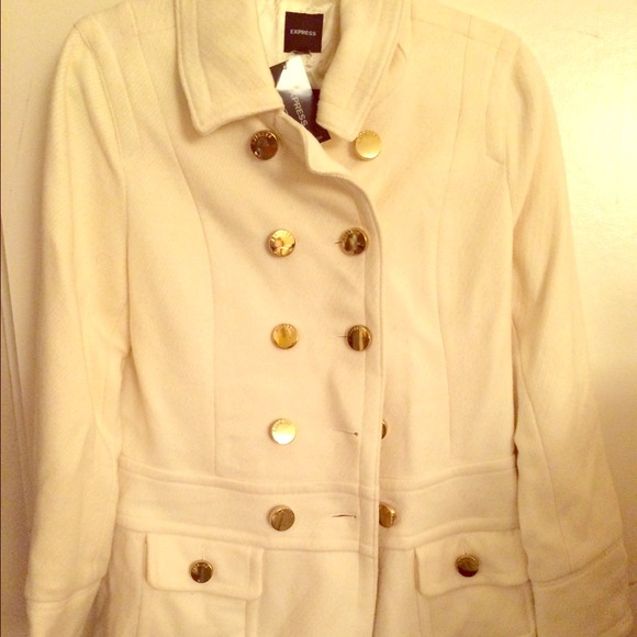 *New Markdown*New w/Tags Cream Double Breasted