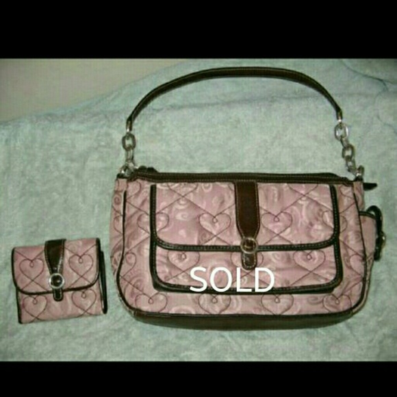 BRIGHTON HANDBAG AND WALLET SET
