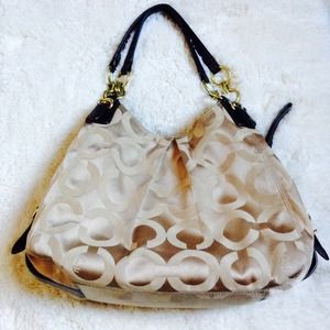 Authentic Coach Madison Maggie Signature Hobo
