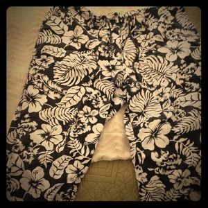 Ralph Lauren Cotton Pants size 22W Floral