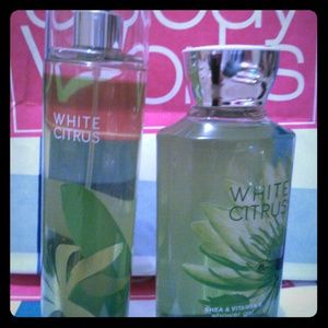 Bath & body  white citrus shower gel & mist